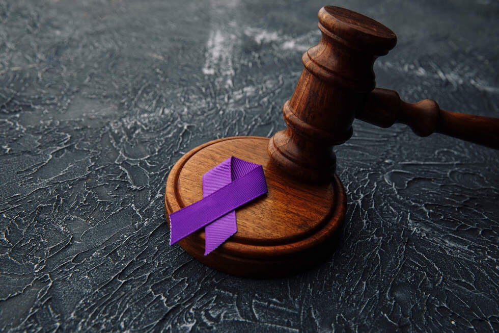 Close-up of a gavel and legal documents representing domestic violence cases in Las Vegas Nevada managed by Gallo Criminal Defense Las Vegas
