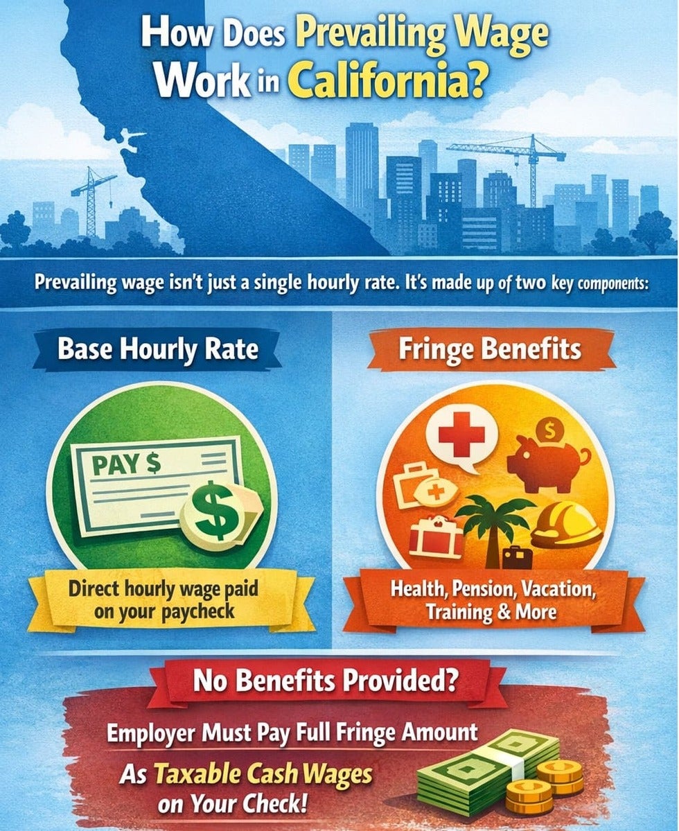 How Does Prevailing Wage Work In California