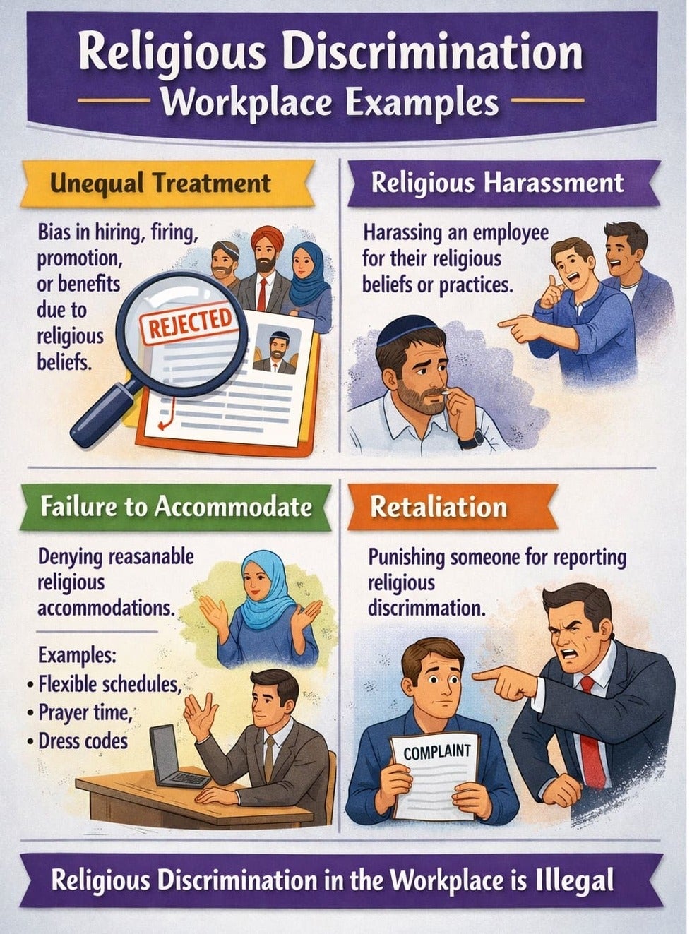 Religious Discrimination Workplace Examples