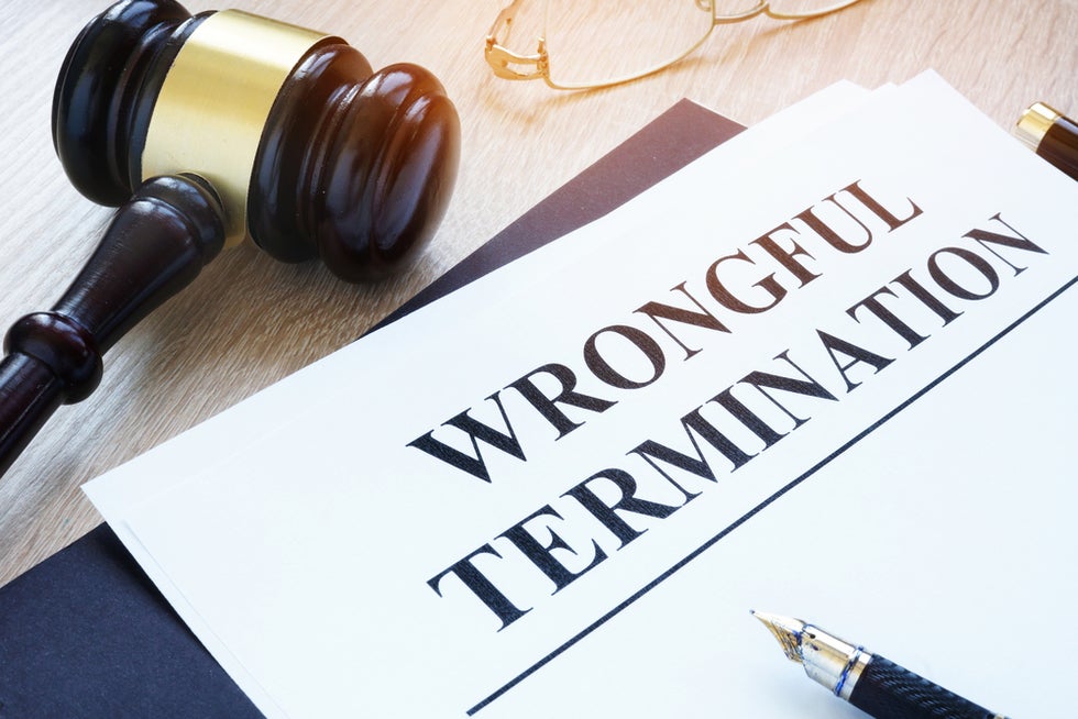 Explanation of wrongful termination