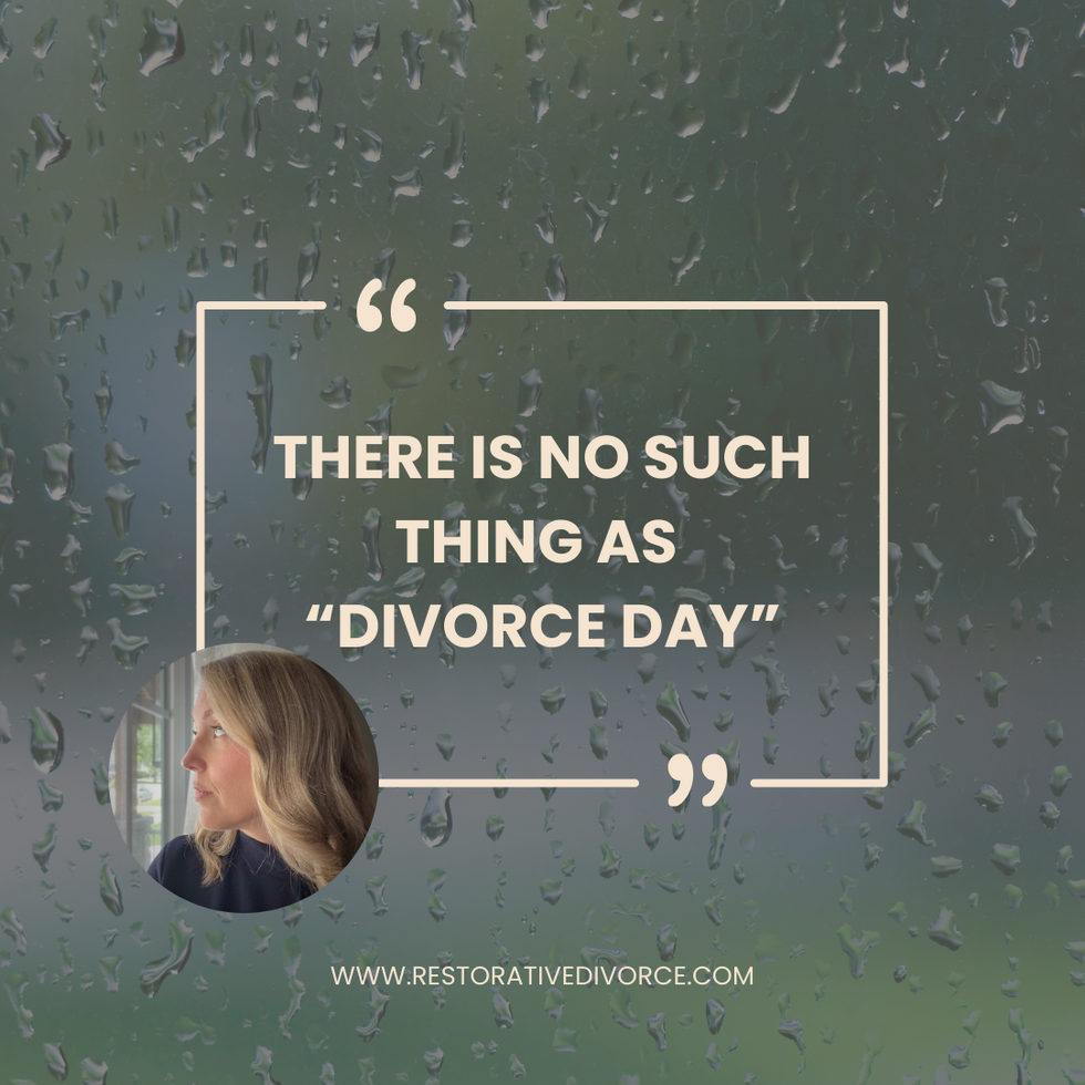 Calm, reflective image illustrating the myth of Divorce Day, emphasizing thoughtful divorce guidance and mediation in DuPage County, Illinois.