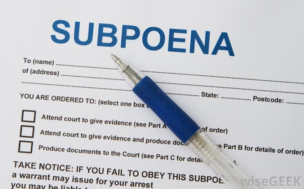 Subpoena