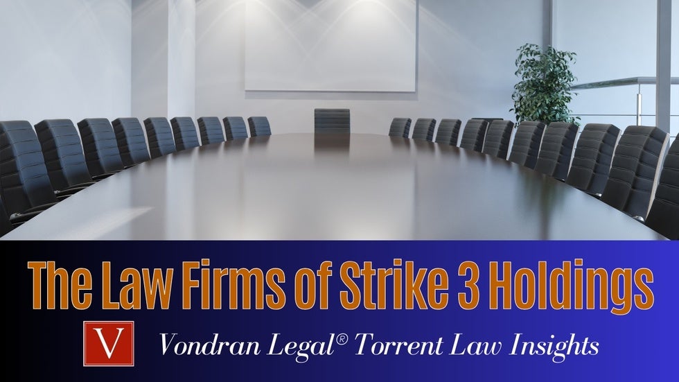 ISP subpoena from Strike 3 law firm