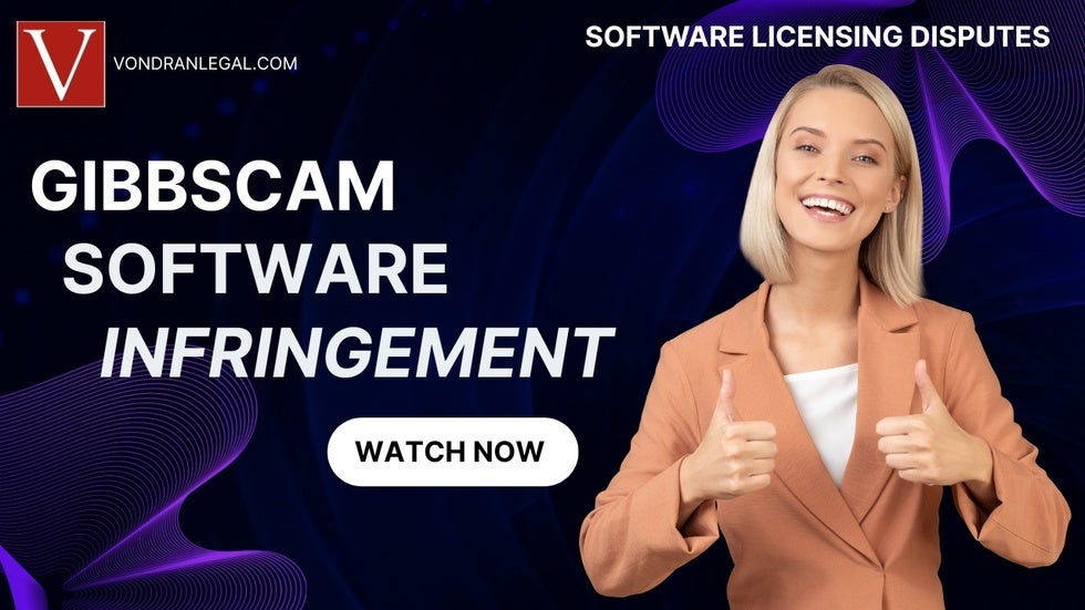 software licensing demand letter Gibbscam