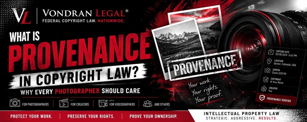 copyright terms provenance explained
