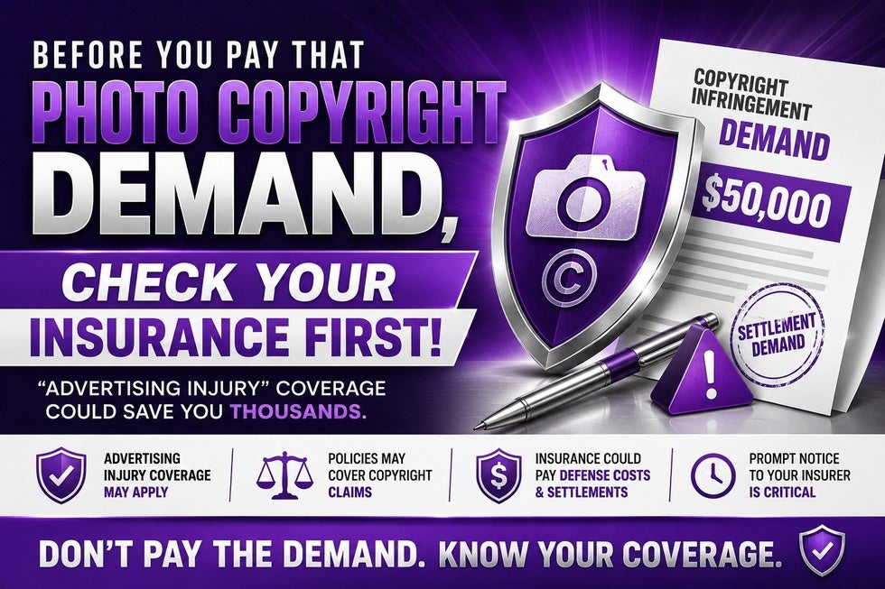 photo infringement advertising injury