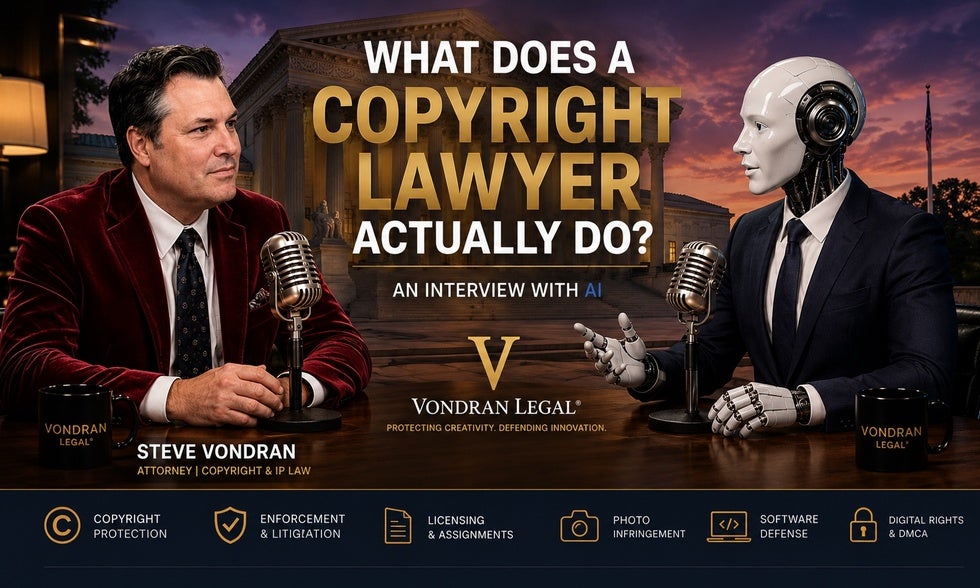Steve Vondran Interview on Copyright law