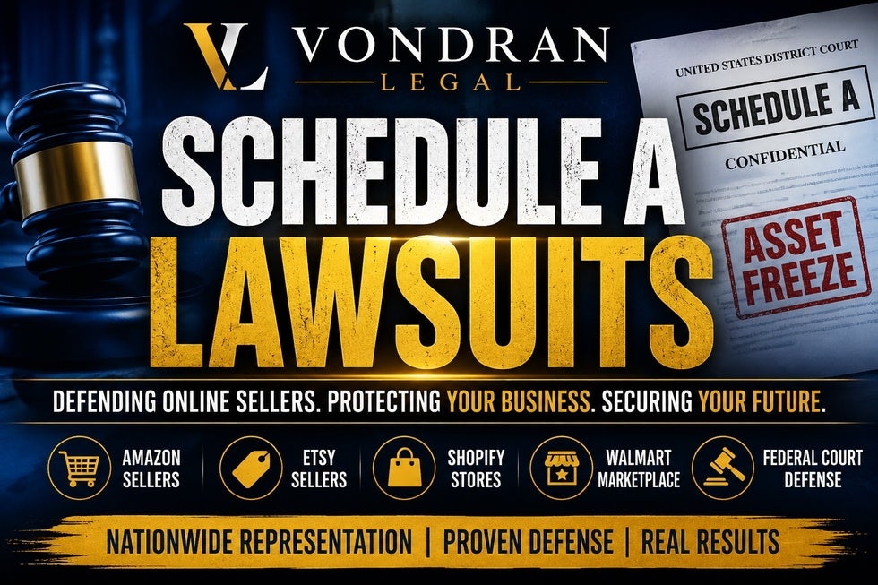 Schedule A copyright and trademark for store owners