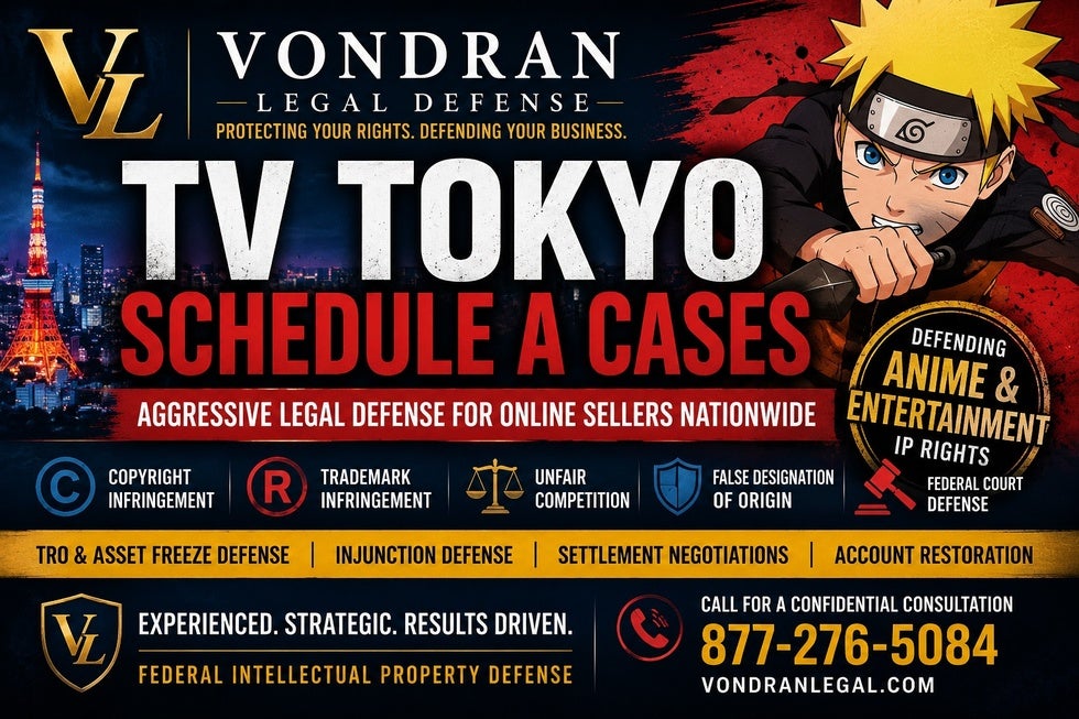 Tokyo TV copyright and trademark infringement