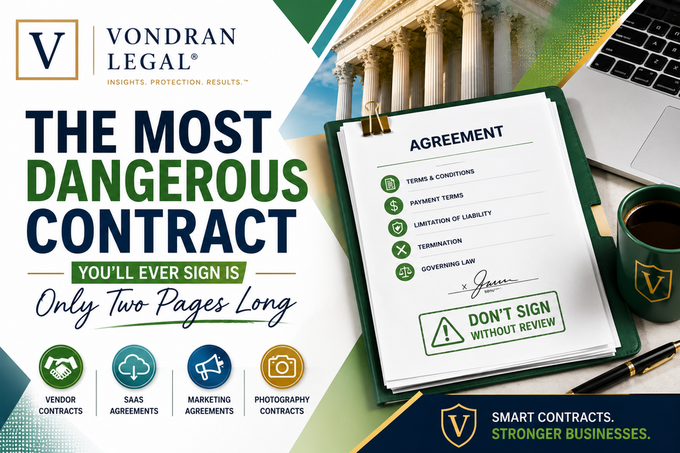 The most dangerous contract you could sign what to look out for