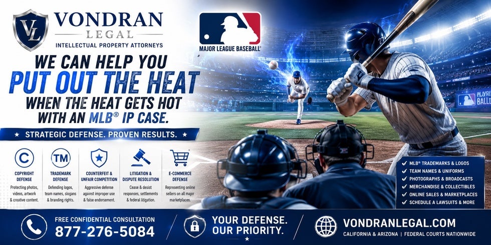 MLB IP defense law firm