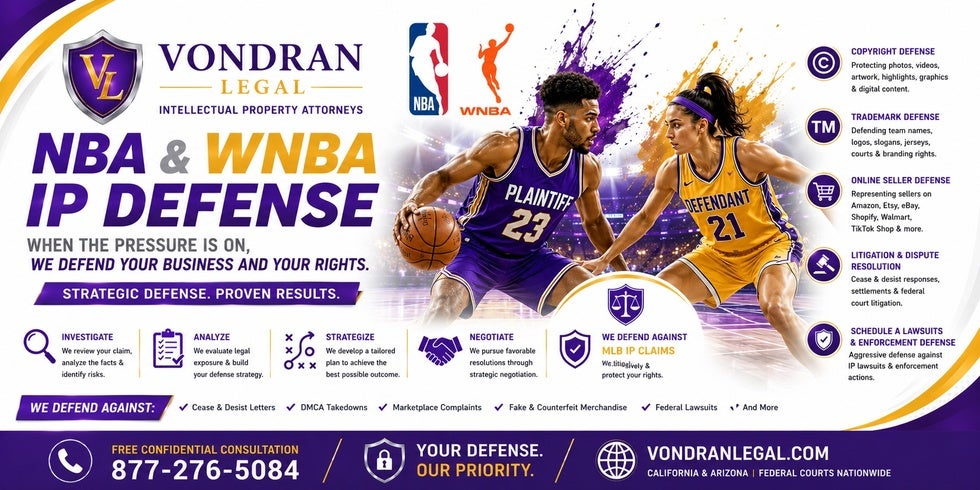 Responding to a NBA cease and desist notice