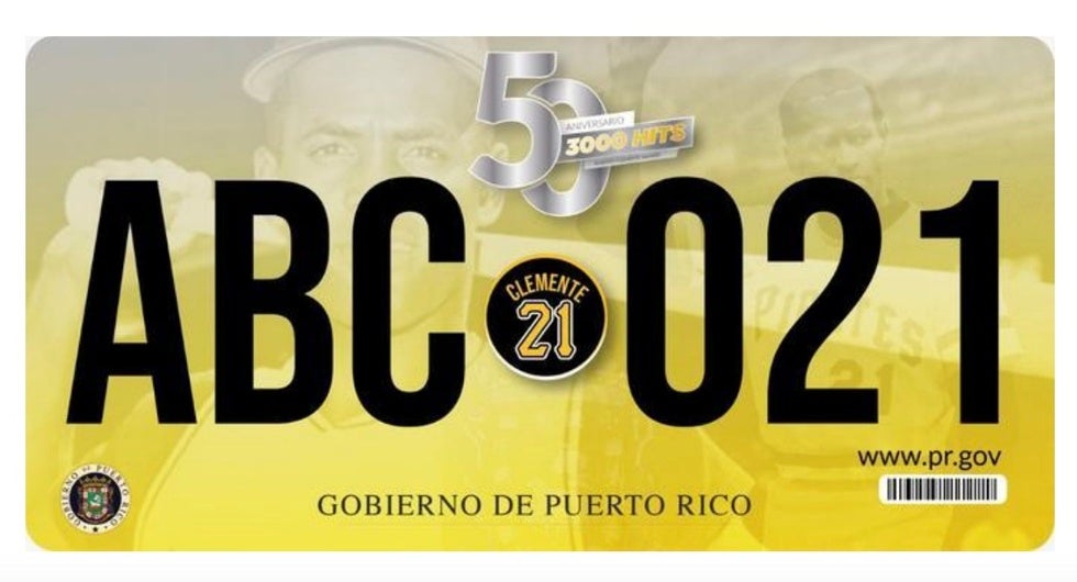Roberto Clemente license plate case supreme court