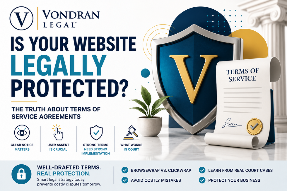 IS YOUR WEBSITE LEGALLY PROTECTED? THE TRUTH ABOUT TERMS OF SERVICE AGREEMENTS