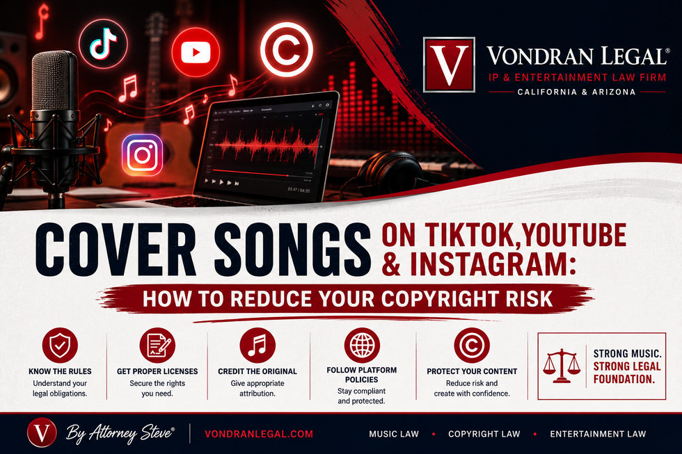 COVER SONGS ON TIKTOK, YOUTUBE & INSTAGRAM: HOW TO REDUCE YOUR COPYRIGHT RISK
