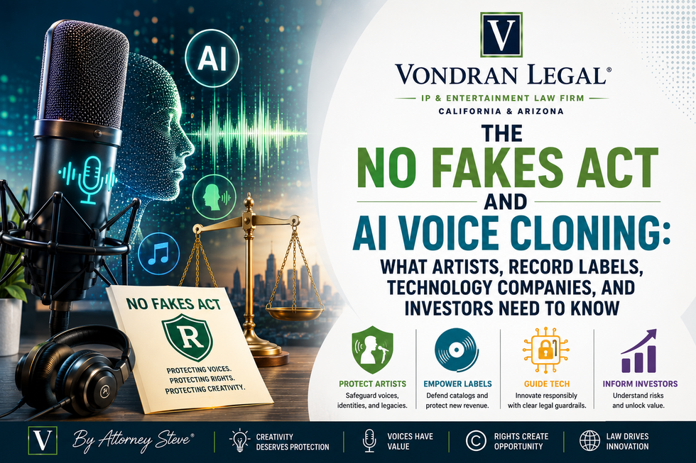 THE NO FAKES ACT AND AI VOICE CLONING: WHAT ARTISTS, RECORD LABELS, TECHNOLOGY COMPANIES, AND INVESTORS NEED TO KNOW