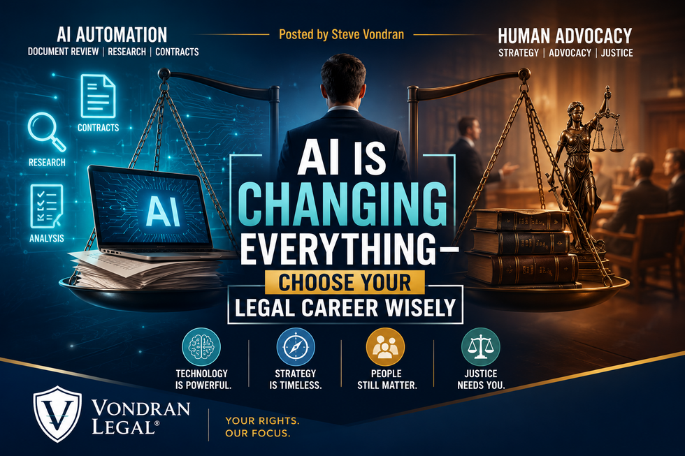AI IS CHANGING EVERYTHING—CHOOSE YOUR LEGAL CAREER WISELY