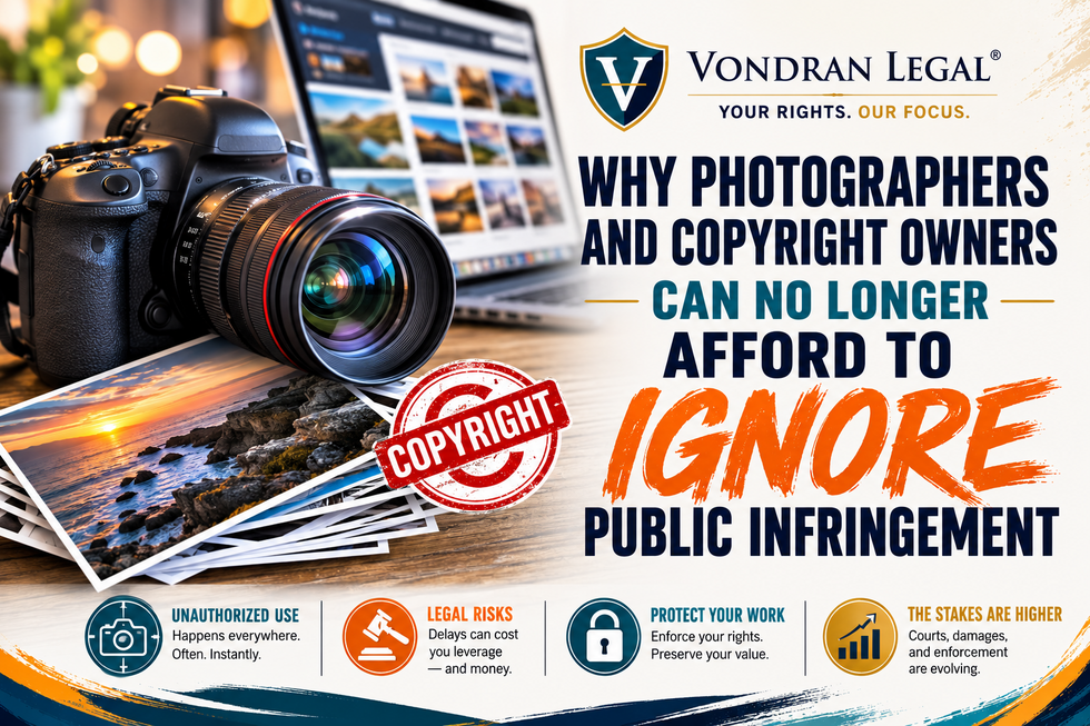 WHY PHOTOGRAPHERS AND COPYRIGHT OWNERS CAN NO LONGER AFFORD TO IGNORE PUBLIC INFRINGEMENT