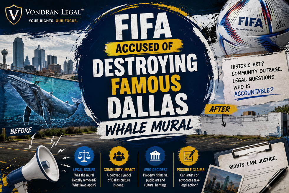 FIFA ACCUSED OF DESTROYING FAMOUS DALLAS WHALE MURAL