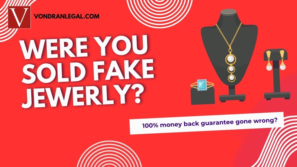 Fake jewelry refund lawyer
