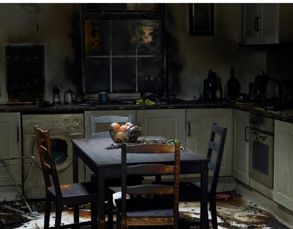 Home fire damage