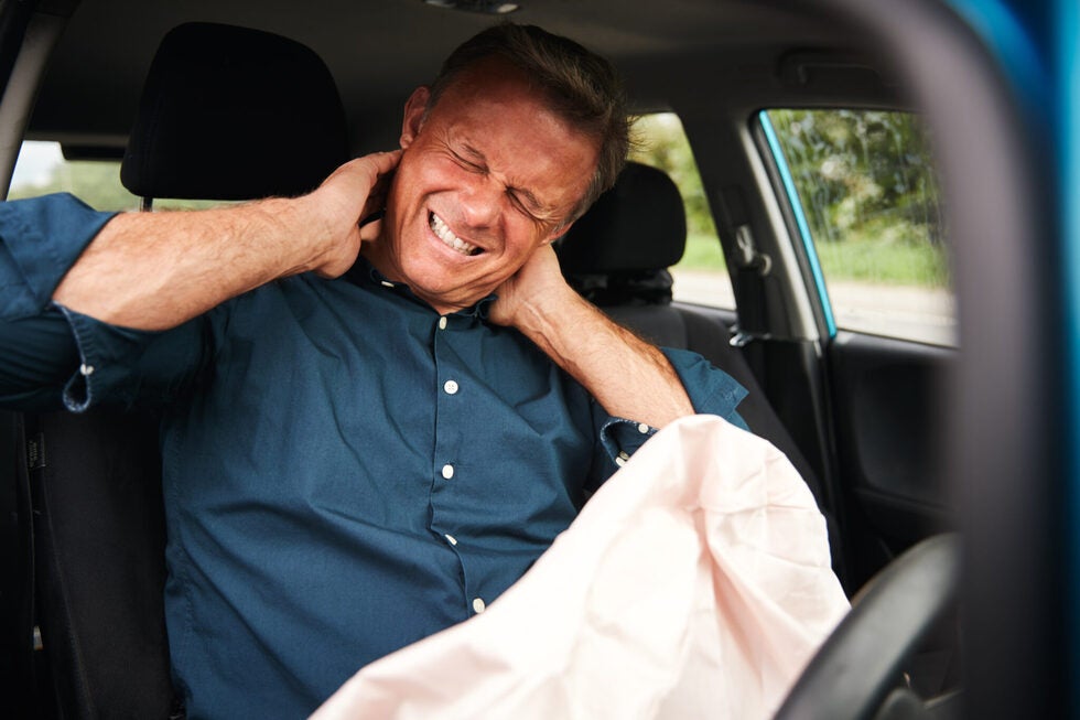 car accident neck pain
