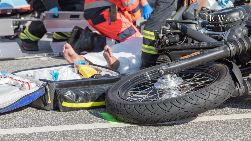 accidente de motocicleta