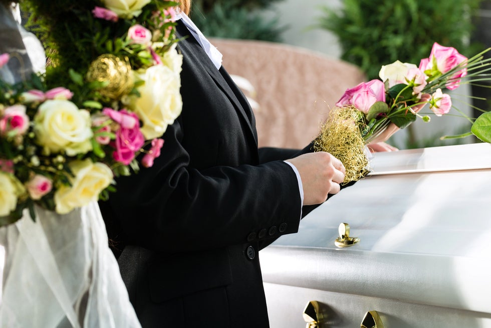 Funeral for employee that died