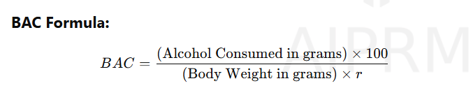 BAC Formula