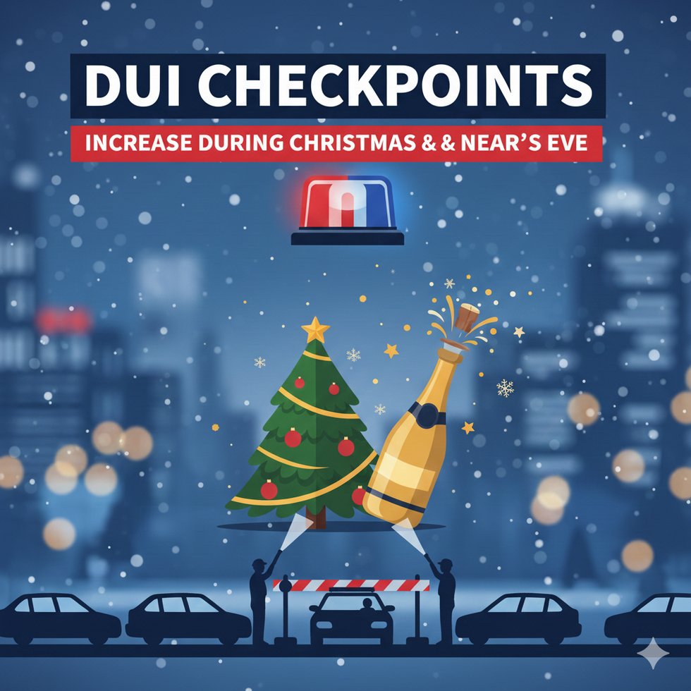 Why DUI Checkpoints Increase During Christmas and New Year’s Eve