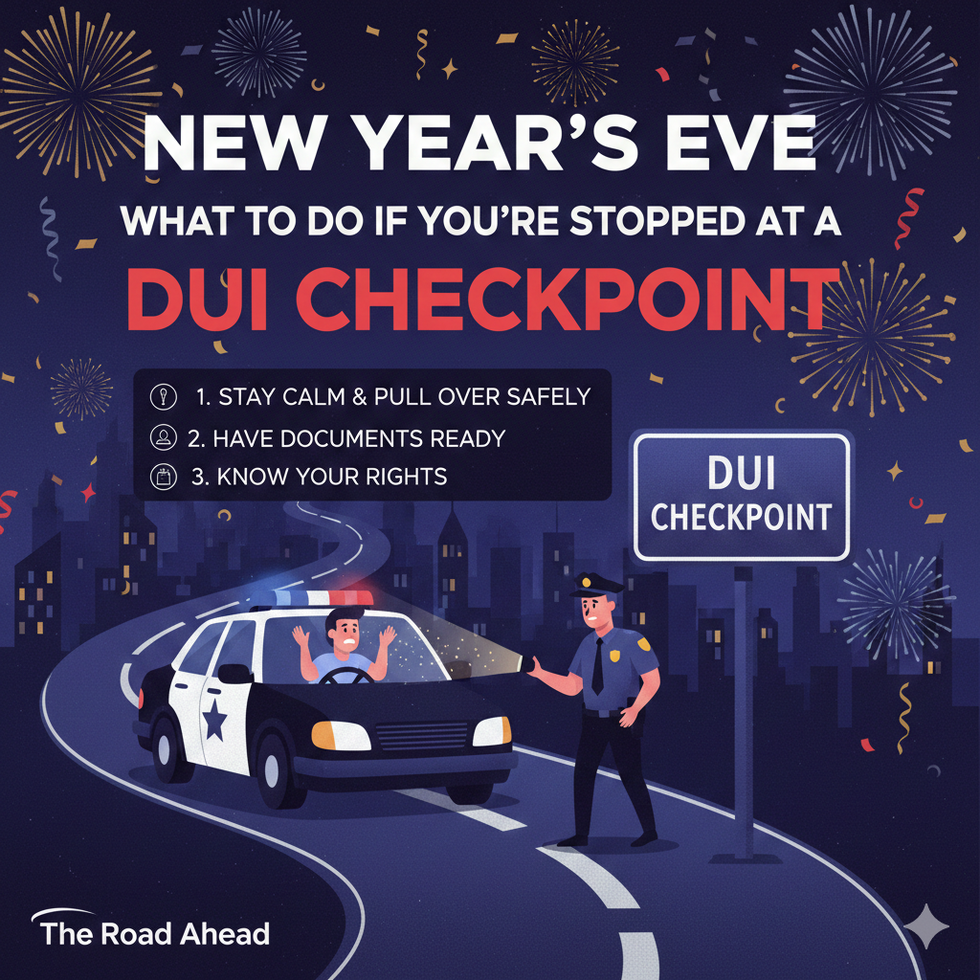 What to Do If You’re Stopped at a DUI Checkpoint on New Year’s Eve