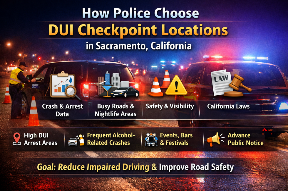 How Police Choose DUI Checkpoint Locations in Sacramento