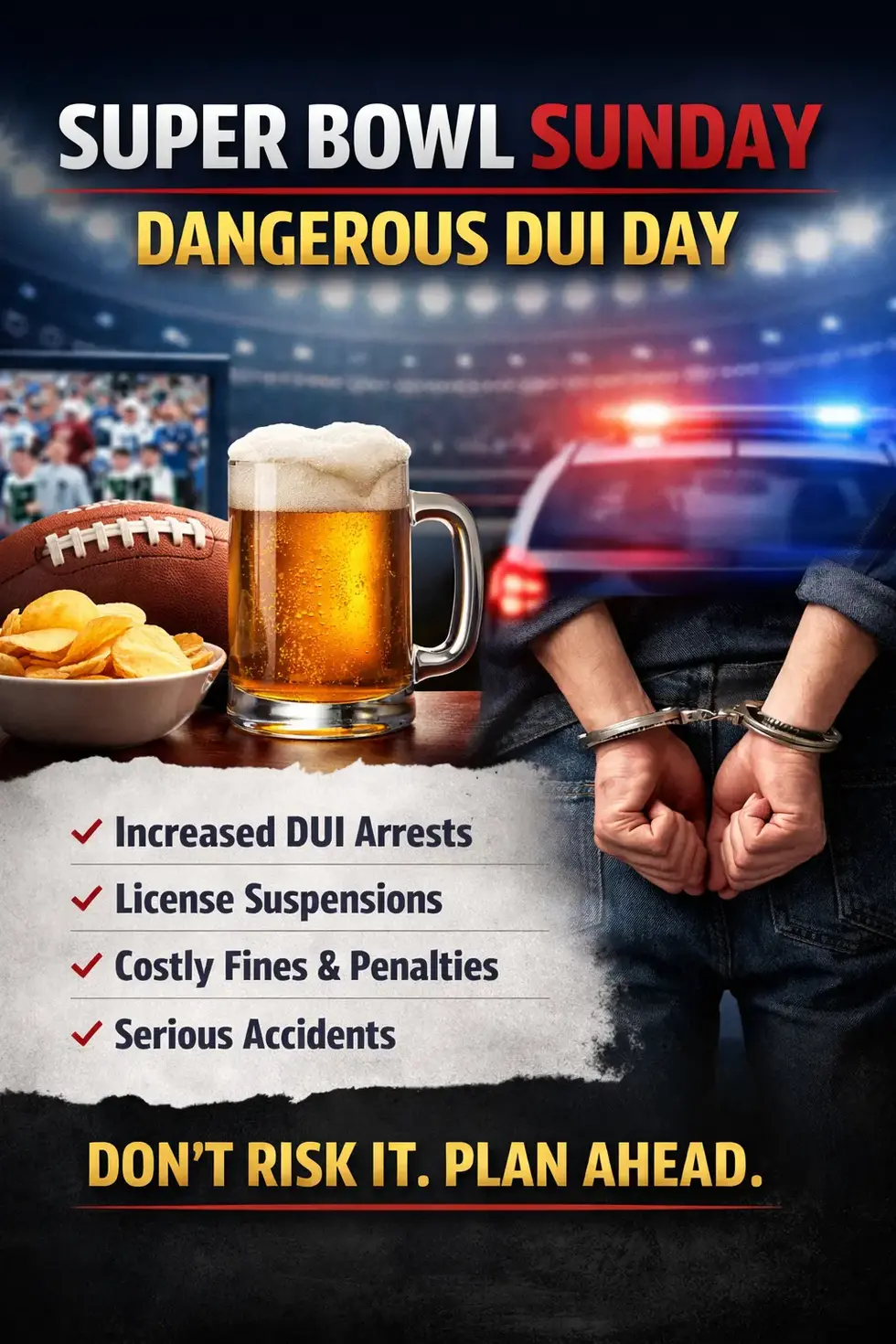 Why Super Bowl Sunday Is One of the Most Dangerous DUI Days
