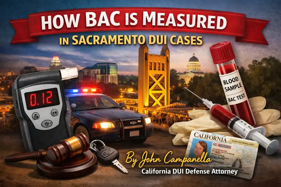 How BAC is measured in Sacramento