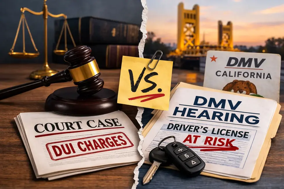 Court vs. DMV Hearings in Sacramento