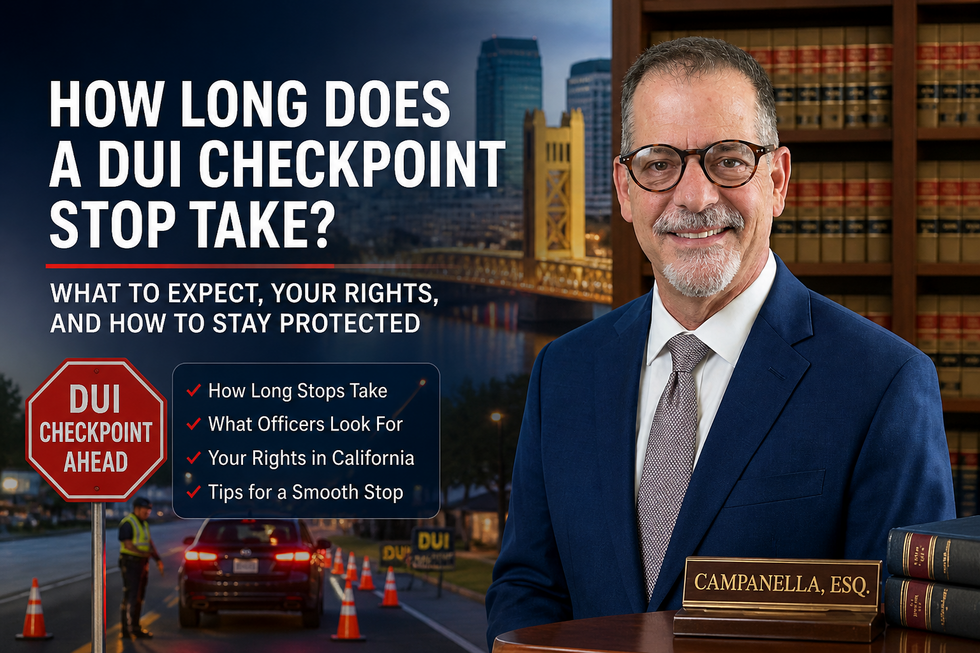 DUI checkpoint information and expert advice