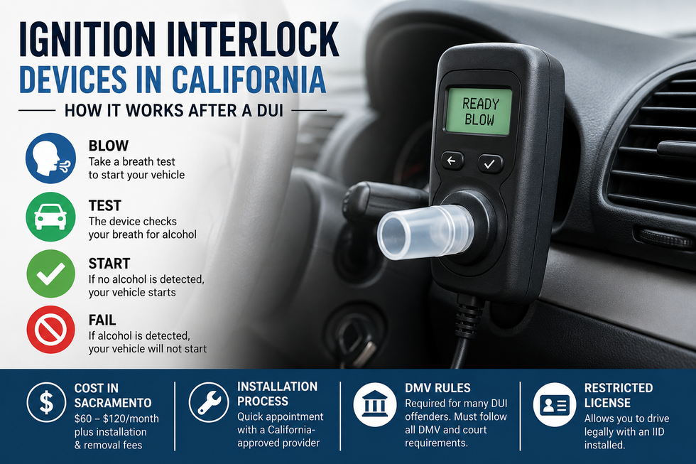 Ignition interlock device overview in California