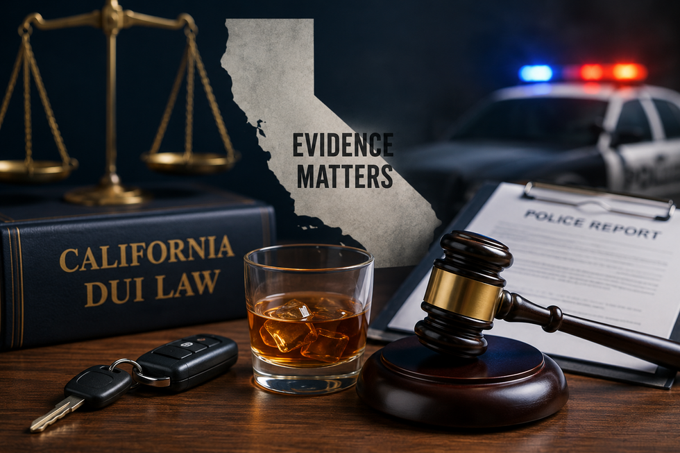 Signs a California DUI Case