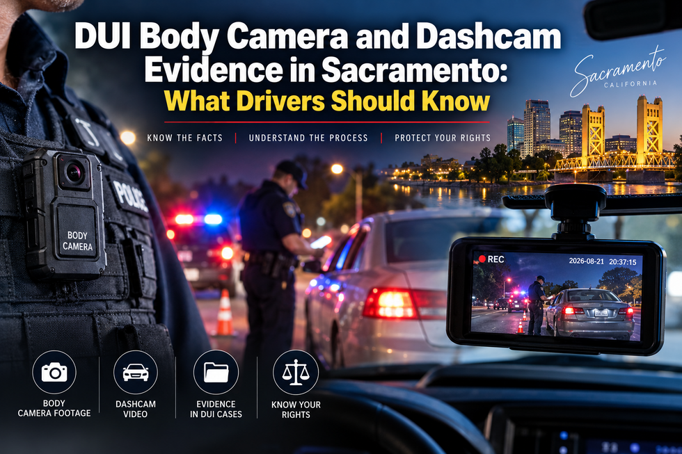 DUI Evidence in Sacramento