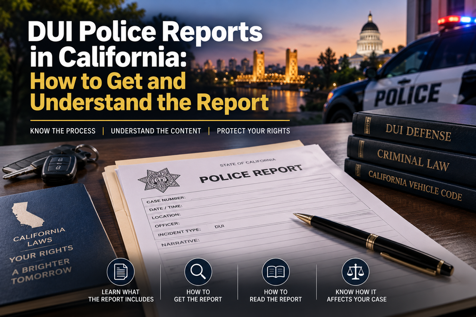 California DUI Police Reports Guide