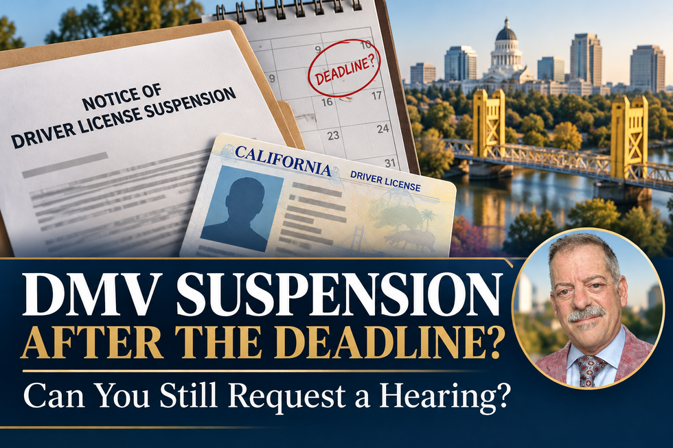 DMV Suspension After the Deadline