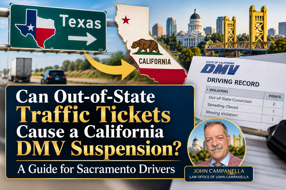 Texas Tickets and California DMV Suspension Guide