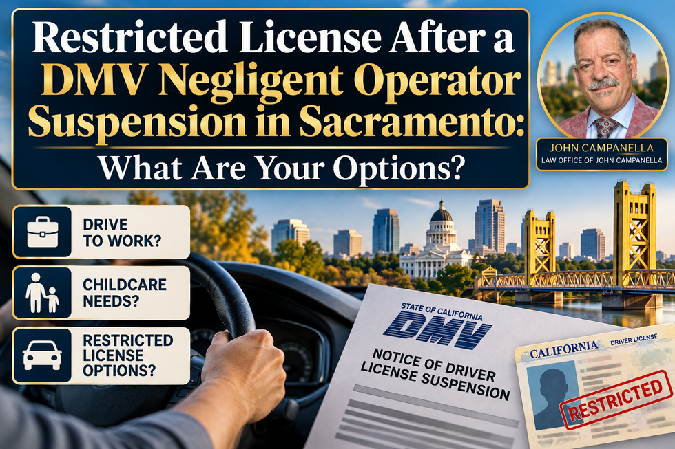 Sacramento DMV Suspension Options