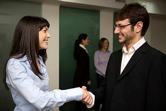Smiling Handshake