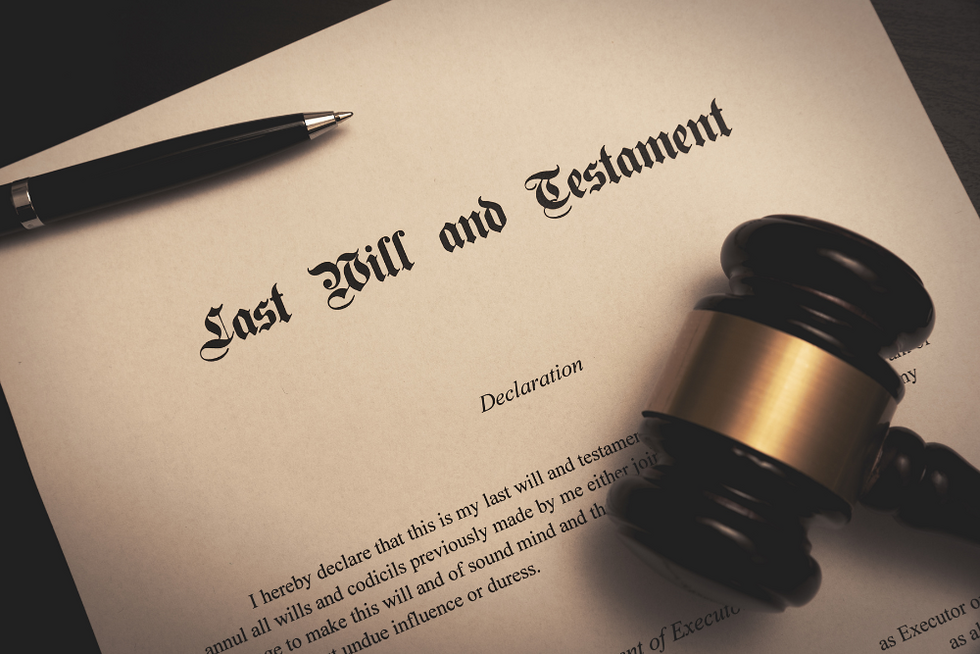 Estate planning concept - Missouri will