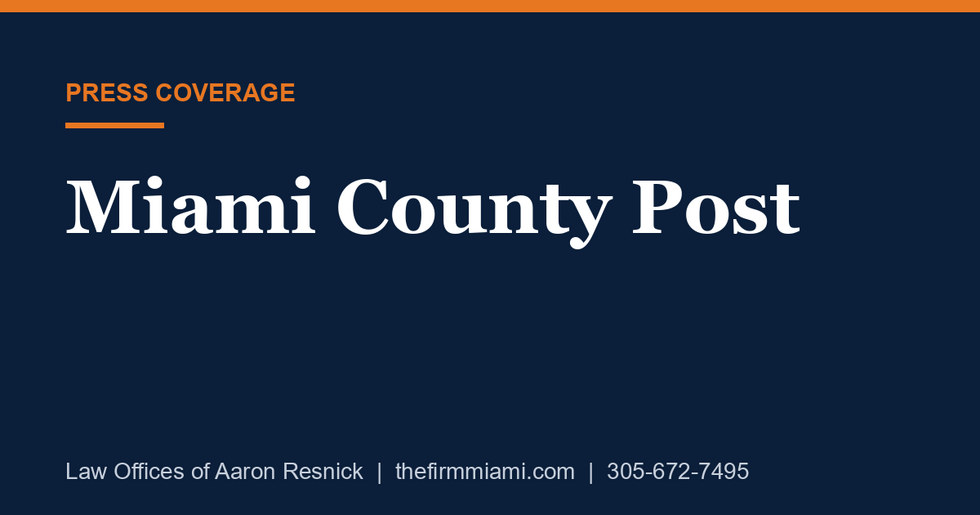 Miami County Post press card