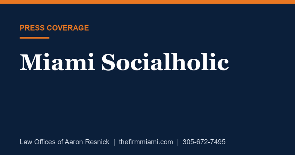 Miami Socialholic press card