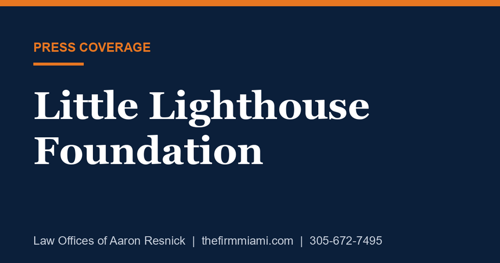 Little Lighthouse Foundation press card