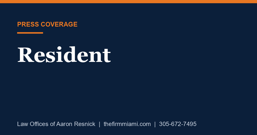 Resident press card