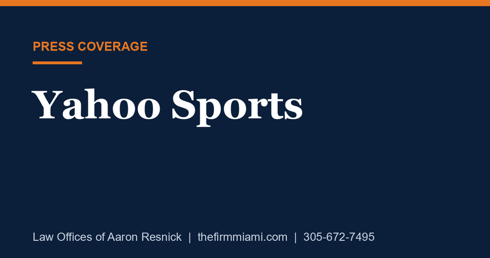 Yahoo Sports press card